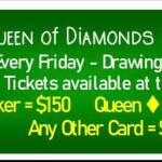 Drawing tonight at 9 pm. Come on up to get your tickets!!