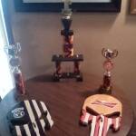 Ready for the jerky contest!!!!!!this saturday!!!!! These are prizes and trophy ...